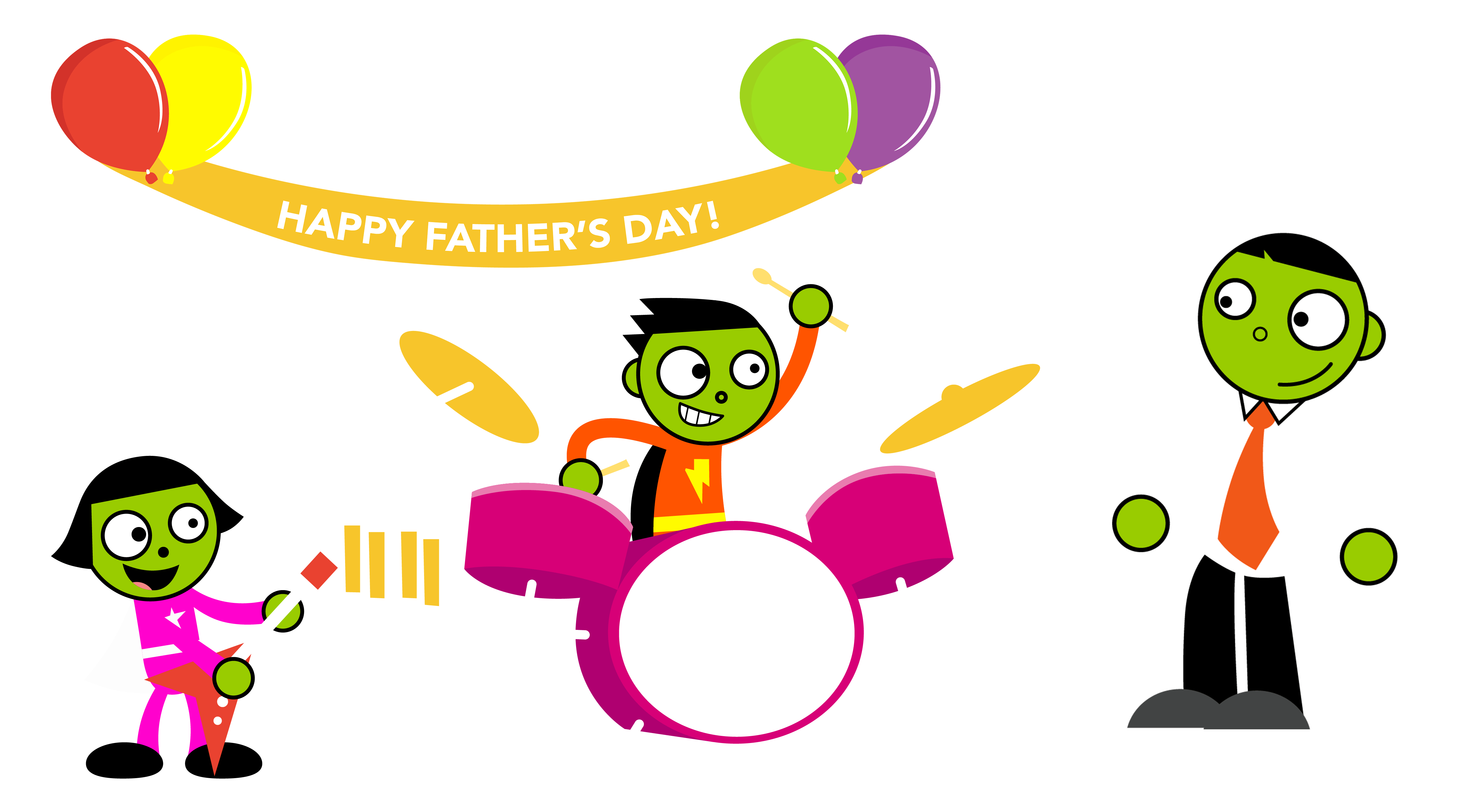 Dzieci grają koncert dla taty 23 czerwca